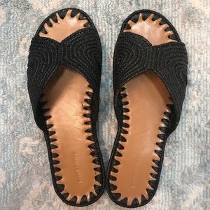 Carrie Forbes Black Flats